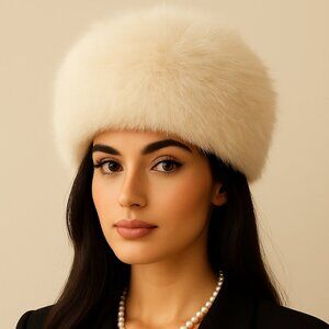 Fluffy Cream Pom Pom